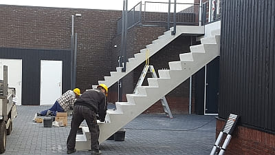 betonnen element voor trap